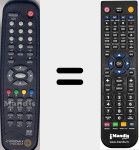 Comandament a distància substitut de 11141