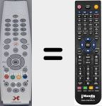 Comandament a distància substitut de Cablecom (RC39870R00)