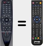 Comandament a dist&agrave;ncia substitut de CCR682