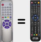 Comandament a dist&agrave;ncia substitut de DSF5LRC