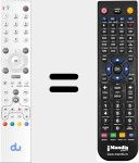 Comandament a dist&agrave;ncia substitut de 2253-592