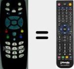 Comandament a dist&agrave;ncia substitut de Homecast002