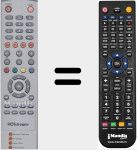 Comandament a distància substitut de Hotstream001