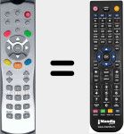 Comandament a dist&agrave;ncia substitut de Imperal CPK