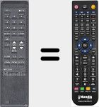 Comandament a dist&agrave;ncia substitut de MRC550