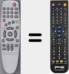 Comandament a dist&agrave;ncia substitut de 5000-V2