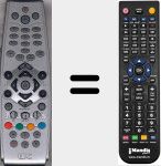 Comandament a distància substitut de Pace007