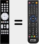 Comandament a distància substitut de Quadriga001