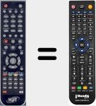 Comandament a dist&agrave;ncia substitut de RCU SH3000