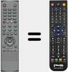 Comandament a dist&agrave;ncia substitut de DSR DTR 9000 TWIN