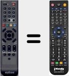 Comandament a dist&agrave;ncia substitut de S3012-CIH