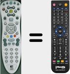 Comandament a distància substitut de ScientificAtlanta001