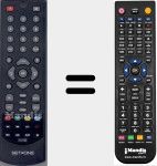 Comandament a distància substitut de TX-4000T