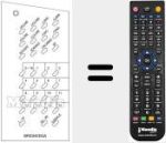 Comandament a dist&agrave;ncia substitut de 660010111