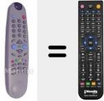 Comandament a dist&agrave;ncia substitut de RC141 (5T1187F)