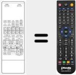Comandament a distància substitut de VR500HQ