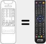 Comandament a dist&agrave;ncia substitut de 22T1