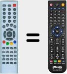 Comandament a dist&agrave;ncia substitut de GK23J2C8