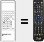 Comandament a dist&agrave;ncia substitut de DIGICOMPUTER53