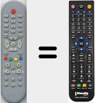 Comandament a distància substitut de RC152372000