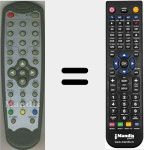 Comandament a distància substitut de CG5660M