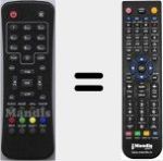 Comandament a dist&agrave;ncia substitut de D84001507