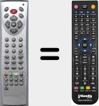 Comandament a dist&agrave;ncia substitut de RC41EL