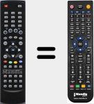 Comandament a distància substitut de RG405PVRS7