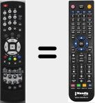 Comandament a dist&agrave;ncia substitut de P702000013