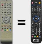 Comandament a dist&agrave;ncia substitut de RC38EXC