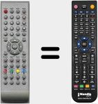 Comandament a dist&agrave;ncia substitut de RC49EXC