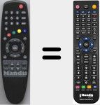 Comandament a dist&agrave;ncia substitut de TDT10