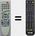 Comandament a dist&agrave;ncia substitut de TDT4VERS1