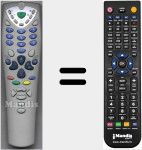 Comandament a distància substitut de RCS19M0H