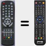 Comandament a dist&agrave;ncia substitut de RC47TXT