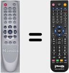 Comandament a dist&agrave;ncia substitut de CSR60CI