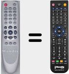 Comandament a dist&agrave;ncia substitut de CTR3IR