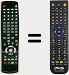 Comandament a dist&agrave;ncia substitut de S8000CIPVR