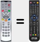 Comandament a dist&agrave;ncia substitut de TVPILOT100