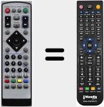 Comandament a distància substitut de NJOY160HD