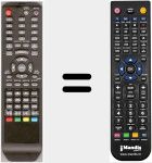 Comandament a distància substitut de RC53DTVDVD