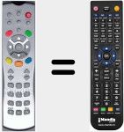 Comandament a dist&agrave;ncia substitut de URC660CI