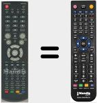 Comandament a dist&agrave;ncia substitut de 043A55656W121