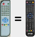 Comandament a dist&agrave;ncia substitut de GSDSTB0903