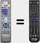 Comandament a dist&agrave;ncia substitut de LCD19N6DVD