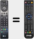 Comandament a dist&agrave;ncia substitut de MKJ42519626