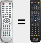 Comandament a distància substitut de RC48TFDVD