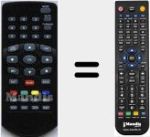 Comandament a dist&agrave;ncia substitut de TDT07