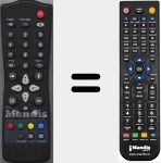 Comandament a dist&agrave;ncia substitut de VSR100G-III (08010389)