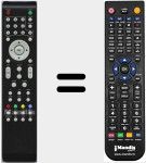 Comandament a dist&agrave;ncia substitut de RC49TVTXTB